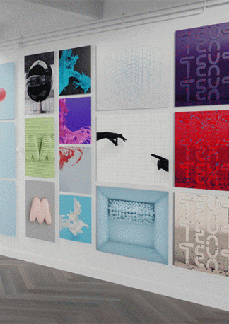 typography, logo design, graphic design, featured graphic concepts presented in a virtual exhibition